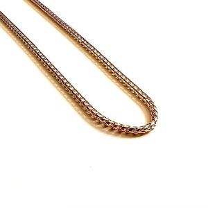 Franco 14k solid gold chain necklace 22” 2.5 mm